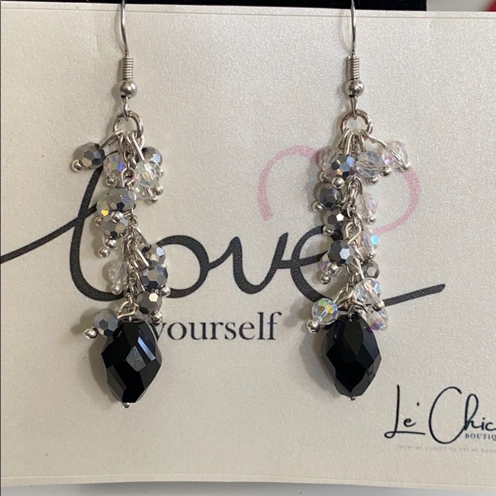 Elegant Swarovski Earrings- Handmade